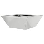 vidaXL Jardinières en bowl   5 pièces  40x40x15 cm  en acier galvanisé.