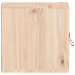 vidaXL Armoire murale 31 5x30x30 cm Bois de pin massif