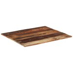 vidaXL Dessus de table rectangulaire 70x80 cm 15-16 mm Bois récupéré