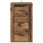 vidaXL Buffet Bois ancien 40 x 33 x 70 cm Bois d'ingénierie