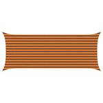 vidaXL Voile d'ombre Orange et marron 5 x 2 m 100   polyester Oxford