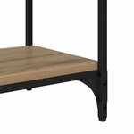 vidaXL Bibliothèque Chêne artisanal 80 x 33 x 70 5 cm