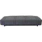 Banquette clic clac 3 places - tissu Noir - Style contemporain - L 193 x P 92 cm