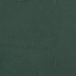 vidaXL Tête de lit avec oreilles Vert foncé 203x16x78/88 cm Velours