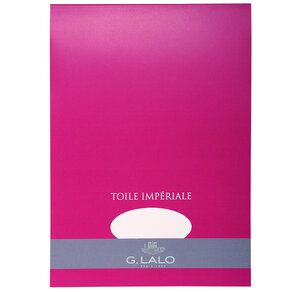 Bloc toile impériale A4 50 feuilles 100g Blanc G.LALO