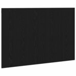 vidaXL Tête de lit Chêne noir 120 x 1 5 x 80 cm Bois d'ingénierie