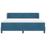 vidaXL Lit à ressorts avec matelas gris foncé 80x200 cm en velours