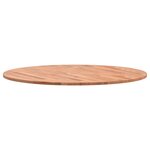 vidaXL Dessus de table Ø80x1 5 cm rond bois massif de hêtre