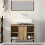 vidaXL Cabinet de salle de bain chêne artisanal 80 x 33 x 60 cm