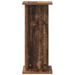 vidaXL Support de Plante 2 pièces Bois ancien 25 x 25 5 x 60 5 cm