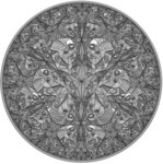 Pièce de monnaie en Argent 25 Dollars g 62.2 (2 oz) Millésime 2025 Algorithm EMOTIONS II