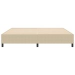 vidaXL Cadre de lit plateforme Vert gris 200 x 200 cm tissu