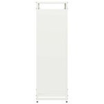 vidaXL Portant de bois chauffage blanc 44x28x90 cm