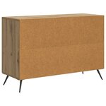 vidaXL Buffet Chêne artisanal 89 x 34 5 x 60 cm Bois d'ingénierie