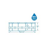 BESTWAY Piscine hors-sol Steel Pro Max - Tubulaire - 366 x 122 cm - Épurateur a cartouche de 2006 L/H - Bâche et échelle