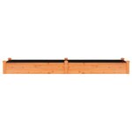 vidaXL Lit surélevé de jardin doublure 240x60x25 cm bois massif sapin
