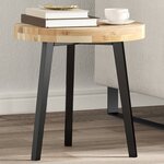 vidaXL Dessus de table rond Ø40x4 cm bois massif d'acacia