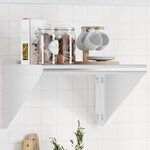 vidaXL Étagère murale 50x45x31 cm argenté acier inoxydable