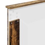 vidaXL Tête de lit Chêne fumé 75 cm Bois d'ingénierie