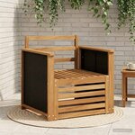 vidaXL Sofa de milieu extérieur Naturel