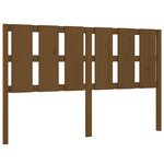 vidaXL Tête de lit Marron miel 155 5x4x100 cm Bois massif de pin