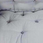 vidaXL Coussin de canapé Gris 120 x 80 x 12 cm tissu