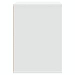 vidaXL Commode d'angle blanc 60x41x58 cm bois d'ingénierie