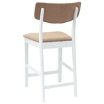 vidaXL Chaises de salle à manger 2 Pièces Blanc 48 x 49 x 95 cm