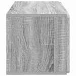 vidaXL Meuble TV mural 59 5 x 31 x 30 cm Sonoma gris Bois d'ingénierie