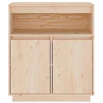 vidaXL Buffet 70x34x80 cm Bois massif de pin