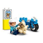 Lego 10967 duplo la moto de police  jouet pour les enfants de 2 ans et plus  développement de la motricité fine