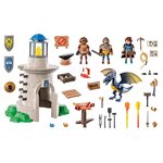 PLAYMOBIL 71483 - Tourelle des chevaliers de Novelmore avec dragon