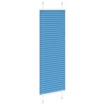 vidaXL Store plissé bleu 45x150 cm largeur du tissu 44 4 cm polyester