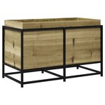 vidaXL Jardinière 80x40x50 cm bois de pin imprégné