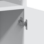 vidaXL Buffet haut blanc 70x42 5x185 cm bois d'ingénierie