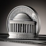 Pièce de monnaie en Argent 25 Dollars g 155.5 (5 oz) Millésime 2026 Historical Monuments JEFFERSON MEMORIAL (PRÉCOMMANDE)