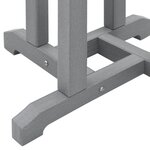 vidaXL Table de Bar Gris Clair 55x55x107 cm HDPE