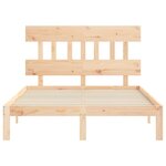 vidaXL Cadre de lit sans matelas 120x200 cm bois de pin massif