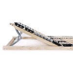 vidaXL Sommiers à lattes sans matelas 2 Pièces avec 42 lattes 70x200 cm