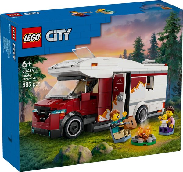 LEGO City - Camping-Car d'Aventures 60454 pour Enfants de 6 Ans et Plus