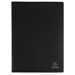 Protège-documents En Polypropylène 5/10e Opak Pochettes Cristal 60 Vues - A4 - Noir - X 12 - Exacompta