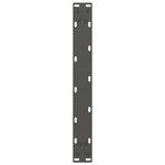 vidaXL Pieds de table basse Anthracite 2 pièces 60 x (42-43) cm Acier