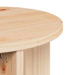 vidaXL Table basse 2 Pièces Naturel 41 5 x 41 5 x 44 cm