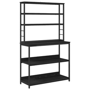 vidaXL Étagère de cuisine Chêne noir 100 x 40 x 168 cm