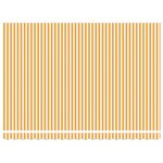 vidaXL Auvent Rétractable Jaune et blanc 450 × 300 cm