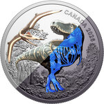 Monnaie T REX Dinosaur 1 Oz Argent 20$ Canada 2026 (PRÉCOMMANDE)