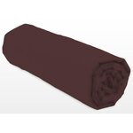 Drap-housse 180 x 200+35 cm - Marron