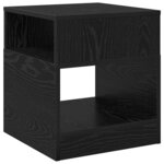 vidaXL Table d'appoint 2 Pièces Chêne noir 40 5 x 40 x 45 cm
