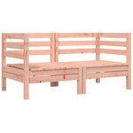 vidaXL Canapé d'angle de jardin avec coussins 2Pièces bois massif douglas