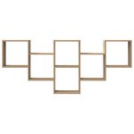 vidaXL Étagère murale chêne artisanal 159x18x66 cm bois d'ingénierie